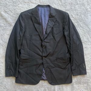 SuitSupply Napoli Vitale Barberis Canonico Blazer Suit Jacket Wool 110s 48R Gray